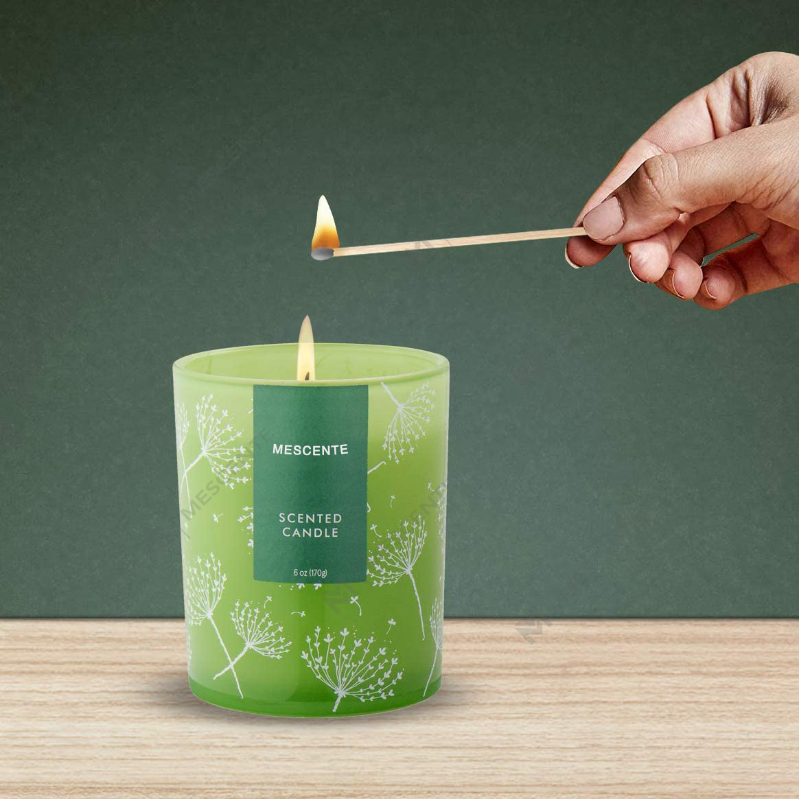 M&S scent Custom Shaped Logo Print Ukážka Aromaterapie Lahôdky na vonné sviečky, vonné sviečky so sušenými kvetmi
