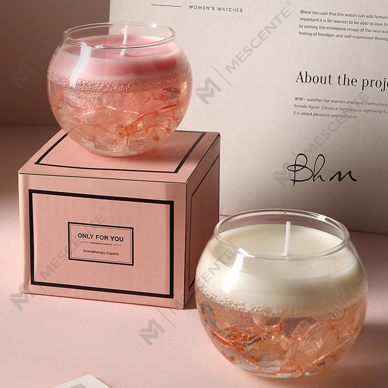 M&Scent High Quality End Home S vôňou citrónovej trávy Sójová vonná sviečka v skle
