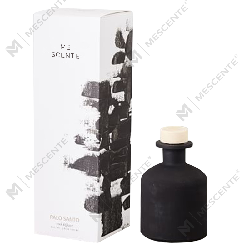 Mescente Luxury 180 ml prispôsobená sklenená fľaša na esenciálny olej Reed difuzér pre hotely