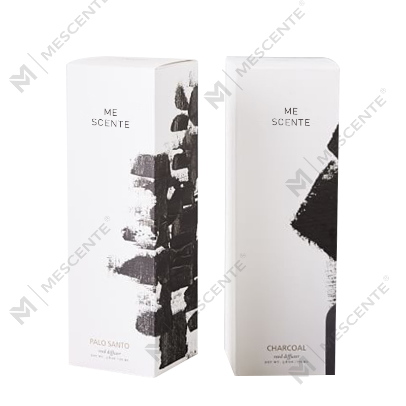 Mescente Luxury 180 ml prispôsobená sklenená fľaša na esenciálny olej Reed difuzér pre hotely