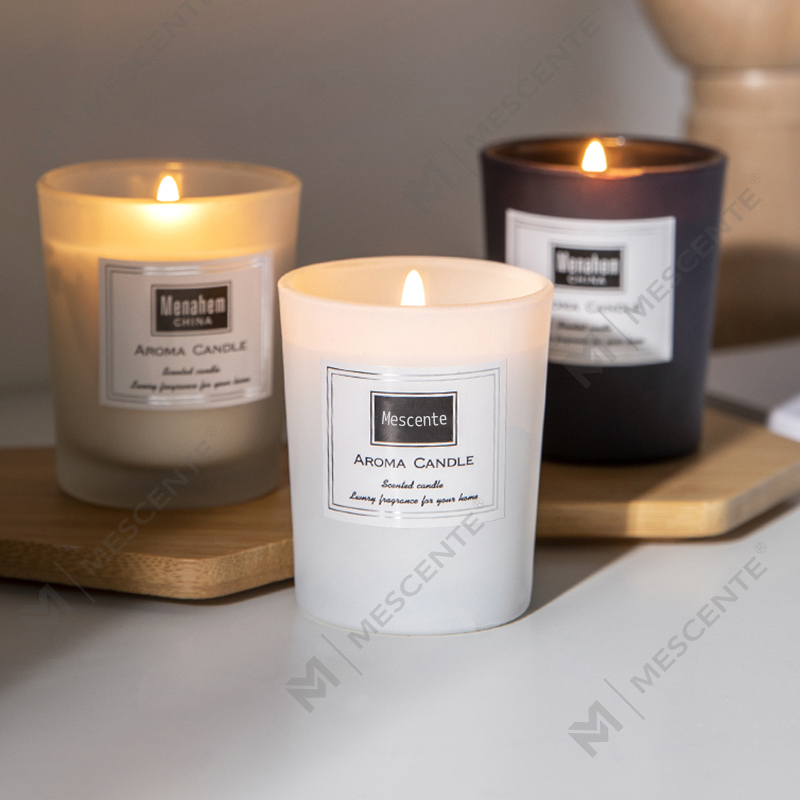 M&Scent na zákazku tlačené pivonky vonné sviečky zo sójového vosku, digitálna vonná sviečka