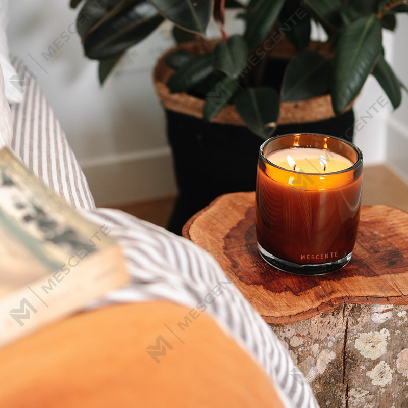 Luxusná súkromná značka Vanilla Starry vonná sviečka s dreveným flakom