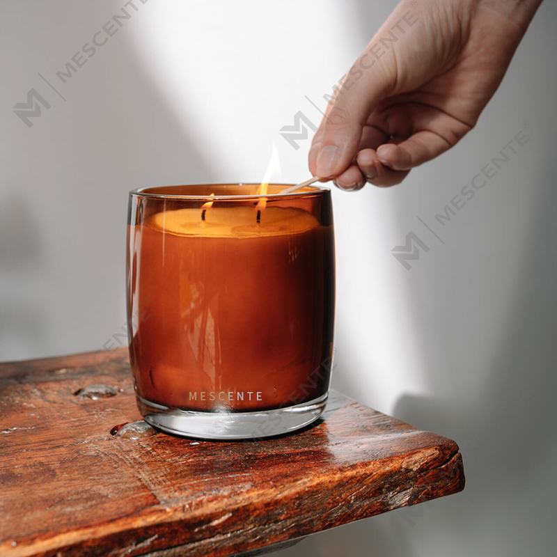 Luxusná súkromná značka Vanilla Starry vonná sviečka s dreveným flakom