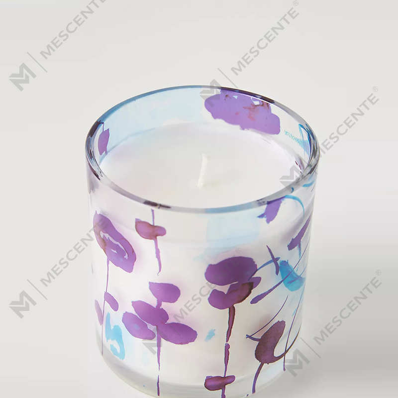 Luxusná vlastná dekorácia M&Scent Private Label 3 Wick A Sunday Painter Glass Voňavé sójové voskové sviečky z krištáľu