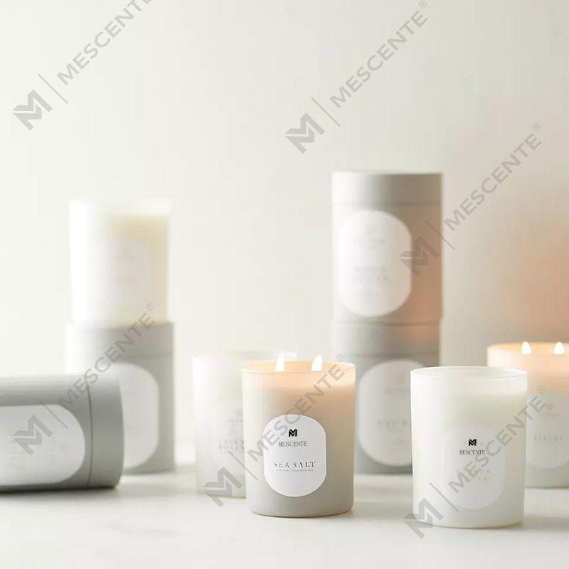 M&Scent Custom Logo Meditácia Netoxické kamene Herb Ručne liate Prírodné vonné kryštálové sviečky zo sójového vosku