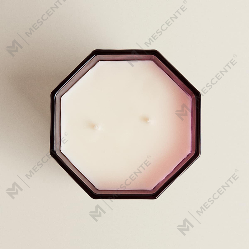 Luxusné vianočné vonné sviečky M&Scent Aromaterapia Sviečky zo sójového vosku v darčekovej krabičke z čierneho skla