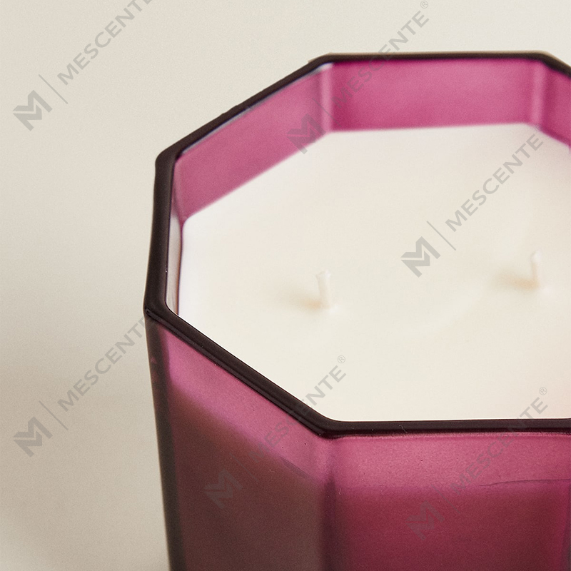 Luxusné vianočné vonné sviečky M&Scent Aromaterapia Sviečky zo sójového vosku v darčekovej krabičke z čierneho skla