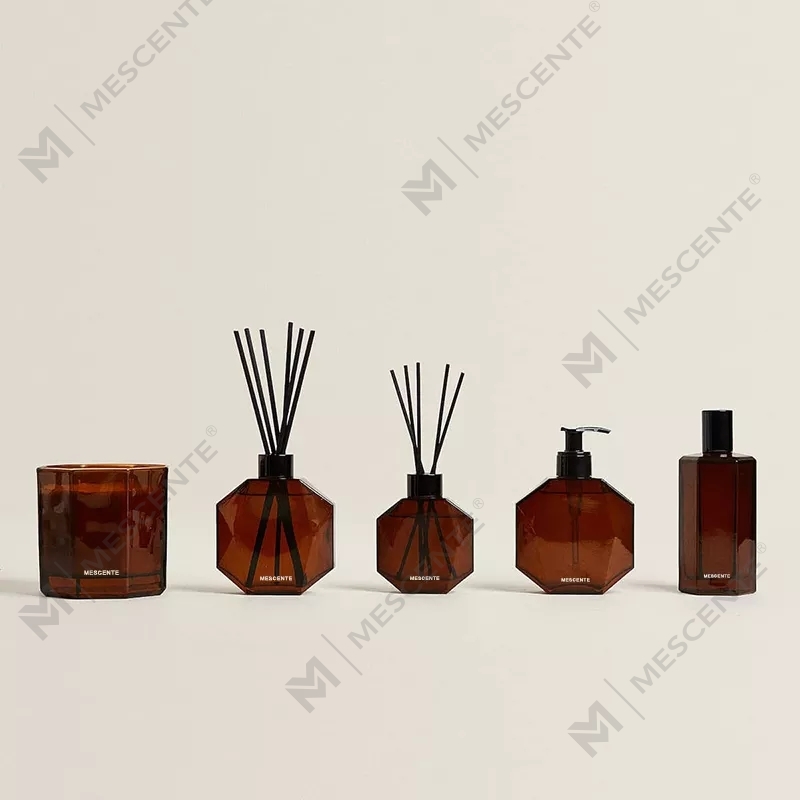 M&Scent custom luxusná privátna značka 200ml 500ml domáci trstinový difuzér s krabičkou