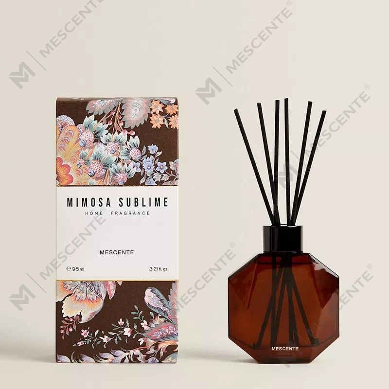 M&Scent custom luxusná privátna značka 200ml 500ml domáci trstinový difuzér s krabičkou