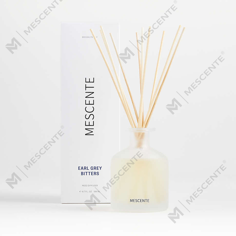 M&Scent luxusná privátna značka fialová farba aróma trstinový difuzér darčeková sada s krabičkou