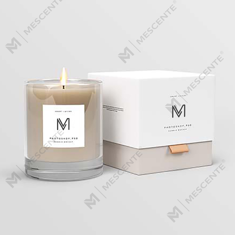Veľkoobchodná továreň M&Scent priamo luxusná privátna značka vonných sviečok zo sójového vosku s krabicou vo veľkom