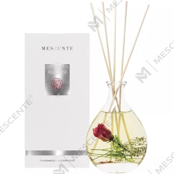 M&Scent veľkoobchodné luxusné súpravy sklenených fliaš z ratanovej tyčinky so zátkou so zátkou