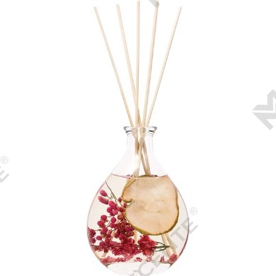 M&Scent veľkoobchodné luxusné súpravy sklenených fliaš z ratanovej tyčinky so zátkou so zátkou