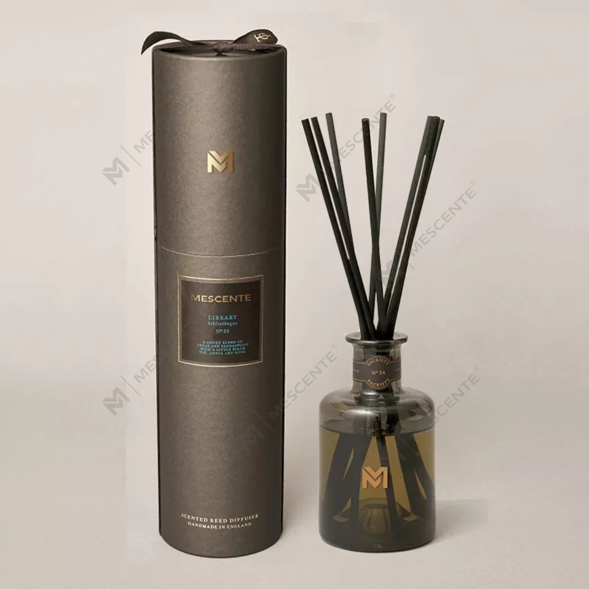 M&Scent veľkoobchodný luxusný 500 ml čierny fľašový difuzér Reed vonný trstinový difuzér s darčekovou krabičkou