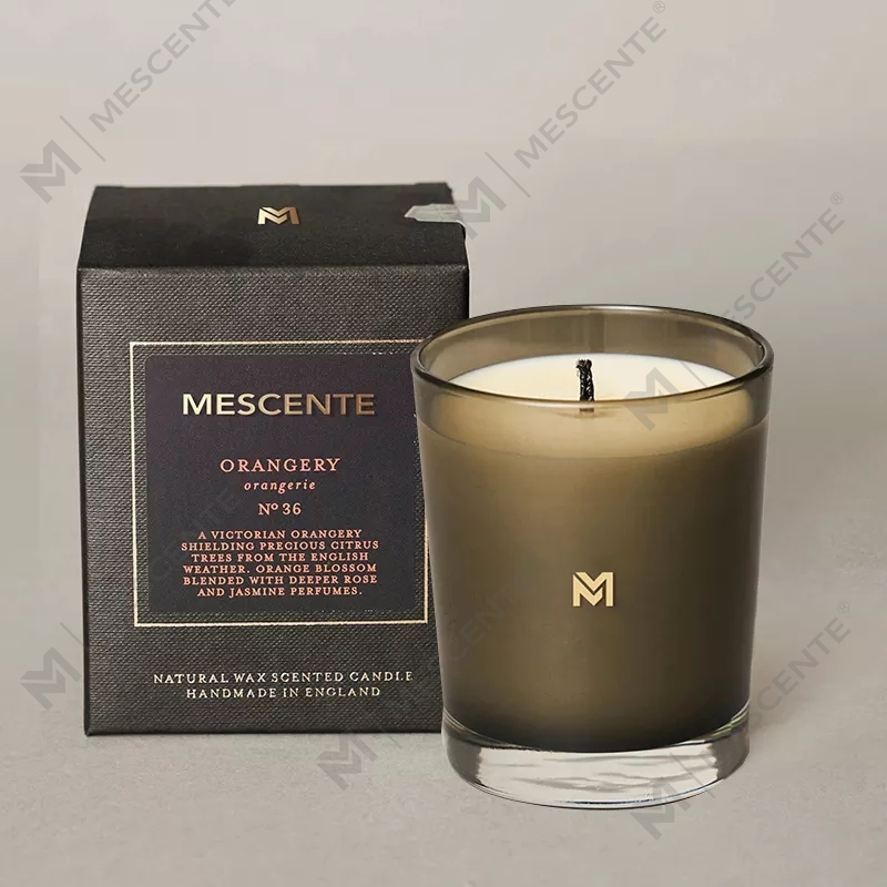 Veľkoobchodný predaj M&Scent Nové luxusné vianočné krištáľové dózy na zákazku Vonná sójová sviečka Kerzen s viečkom