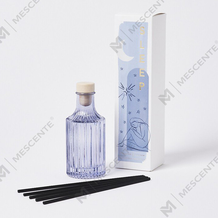M&Scent Custom 100 ml 200 ml sklenená fľaša Tatakan Untuk Flower Reed difuzér